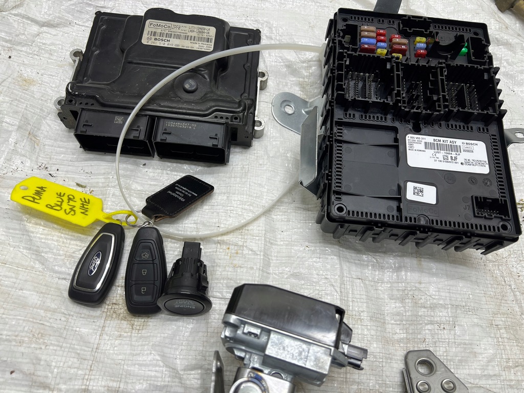 фото №1, Ford puma mk2 1.0 набір стартовий бортовий комп'ютер bsi