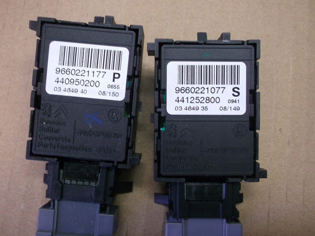 фото №3, Citroen c5 iii кнопка перемикач сидіння перед