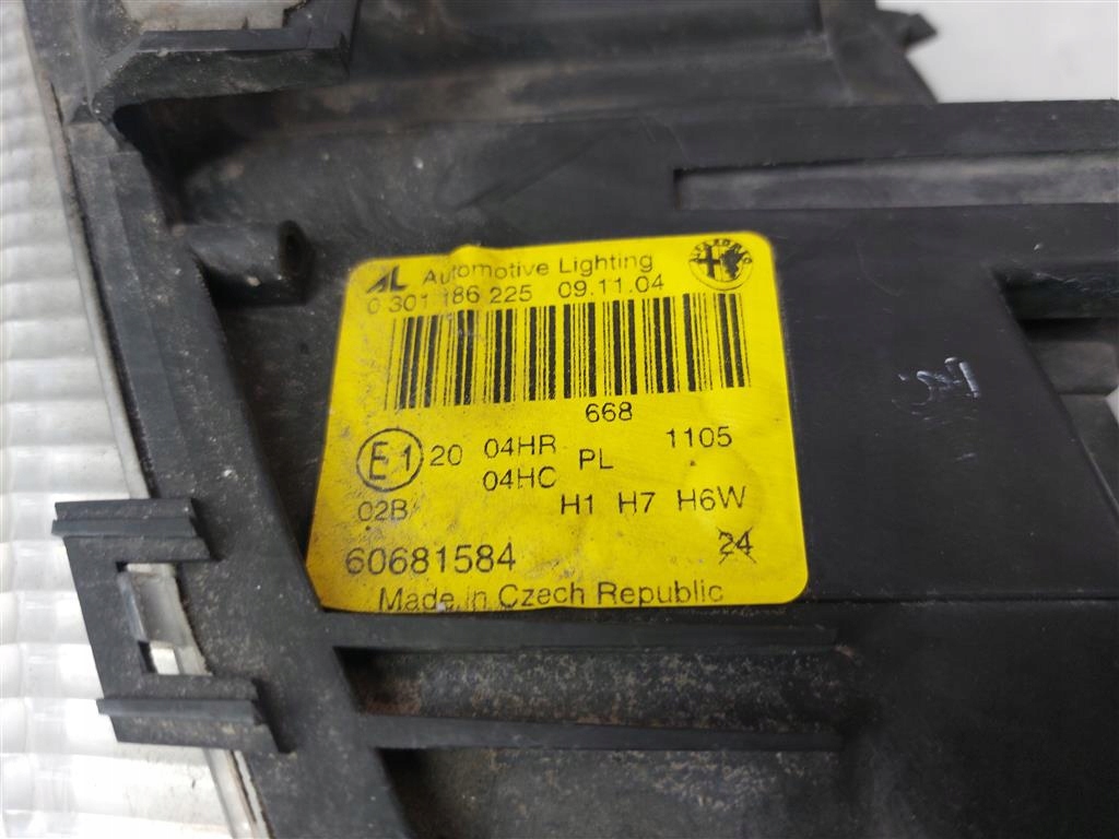 фото №4, Фара лампа перед левая alfa romeo gt 2003-2010