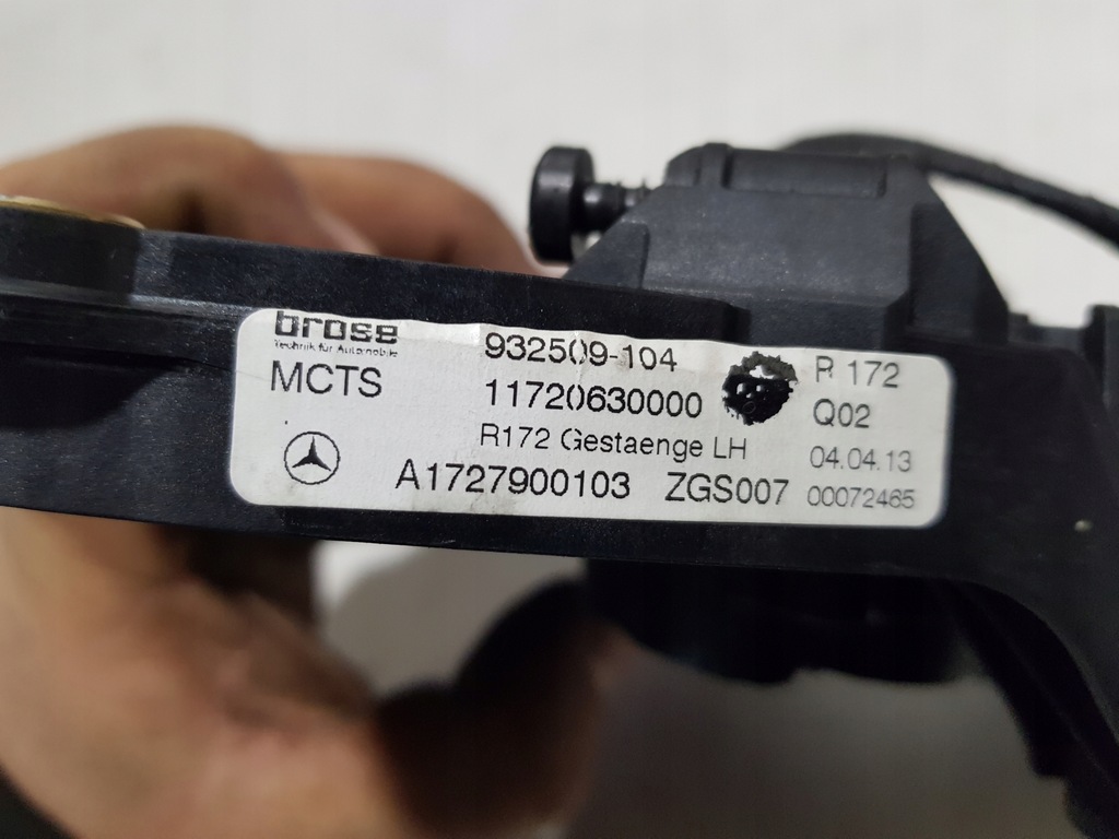 фото №9, Механизм моторчик крыша левый mercedes slk slc r172 w172 1727900103