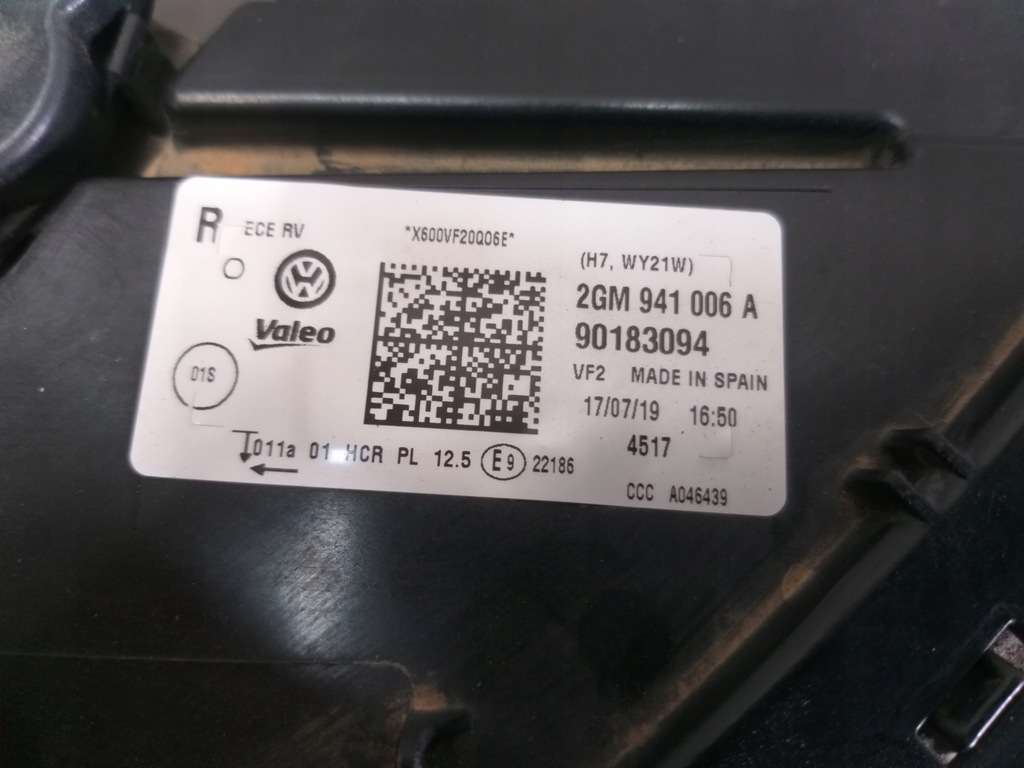 фото №5, Лампа перед правая vw t-cross t cross