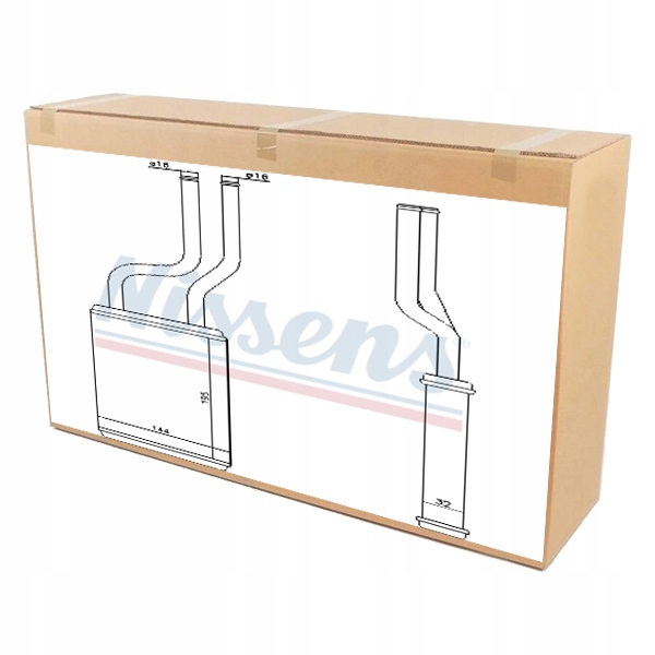 фото №1, Nissens 73457 теплообменник тепла, обогреватель салона