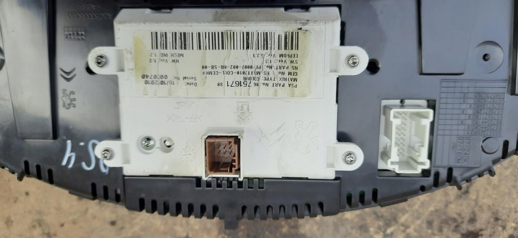 фото №11, Счетчик приборы uk citroen ds4