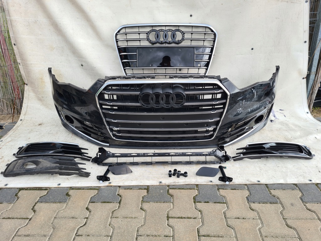 фото №1, Бампер перед kompletny audi a6 c7 lift pdc