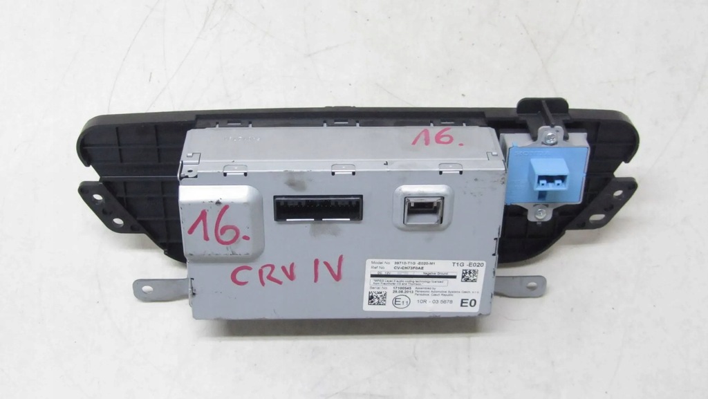 фото №6, Honda cr-v iv дисплей радио 39710-t1g-e020-m1