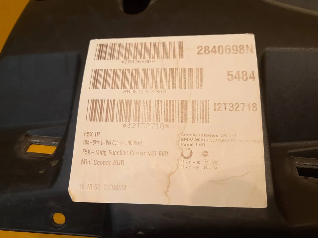фото №9, Mini f56 f55 f57 панель приладів консоль проекційний дисплей
