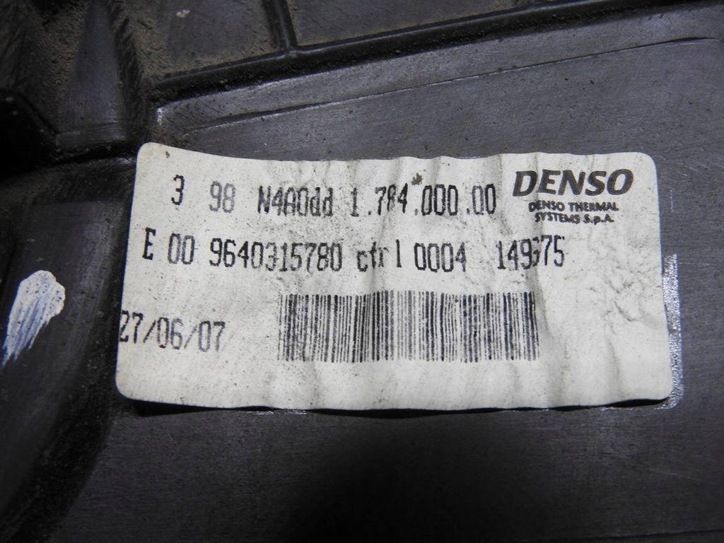 фото №9, Citroen berlingo воздуходувка вентилятор обдув 9640315780