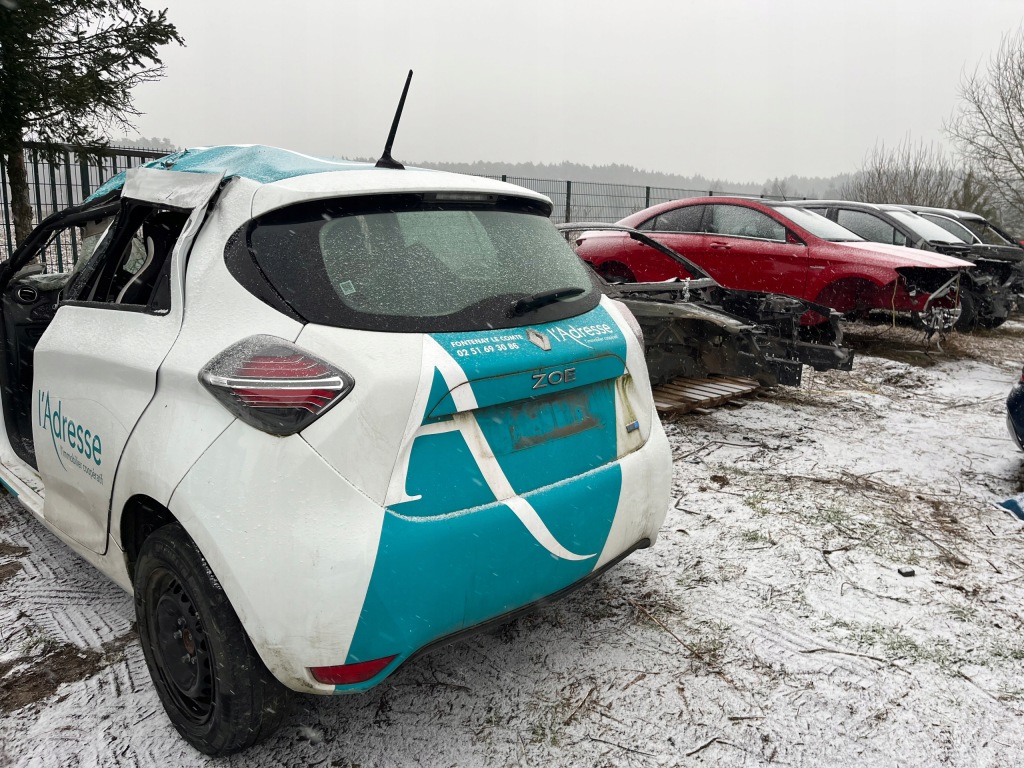 фото №1, Renault zoe ii lift 2021 полный kompletny задняя dv369 набор