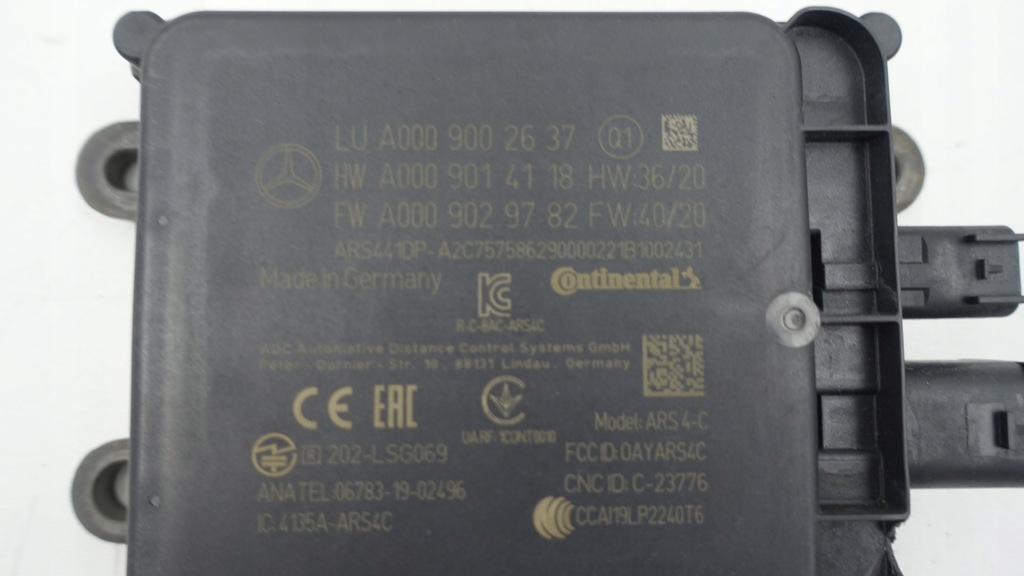 фото №1, Радар датчик mercedes w222 w213