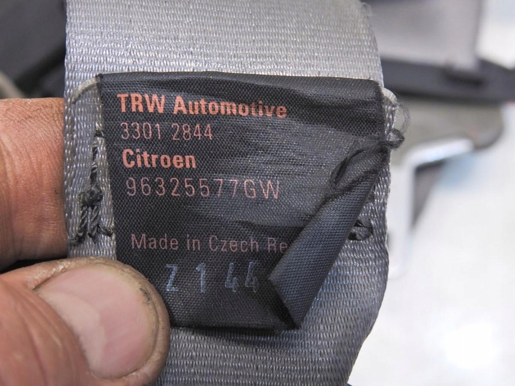 фото №7, Pas безопасности задняя citroen c5 i lift