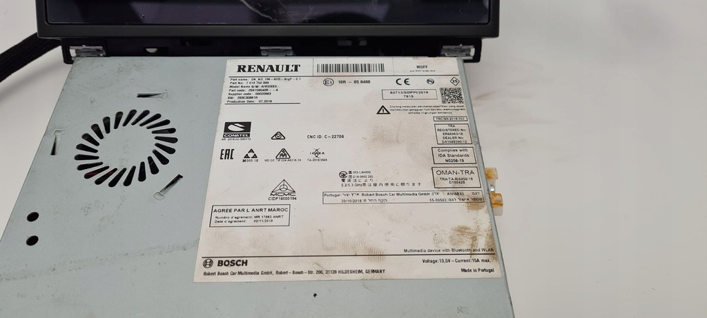 фото №4, Renault clio v радио модуль дисплей