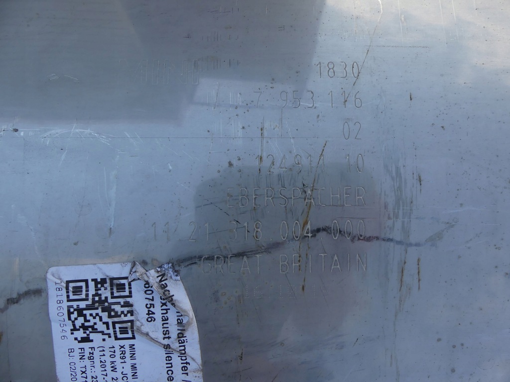 фото №7, Mini f56 f57 jcw b48 гаситель выхлоп