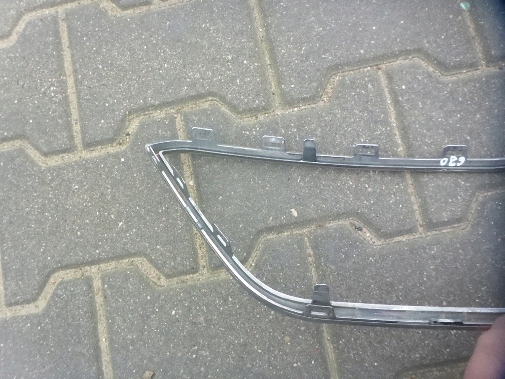 фото №13, Seat ibiza iv lift 6j0 хром молдинг рамка решетка бампера перед оригинал