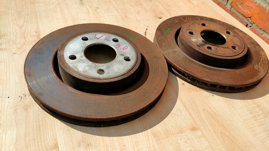 фото №3, Jeep grand cherokee wk xk commander 5-10r гальмівні диски гальмівні перед комплект
