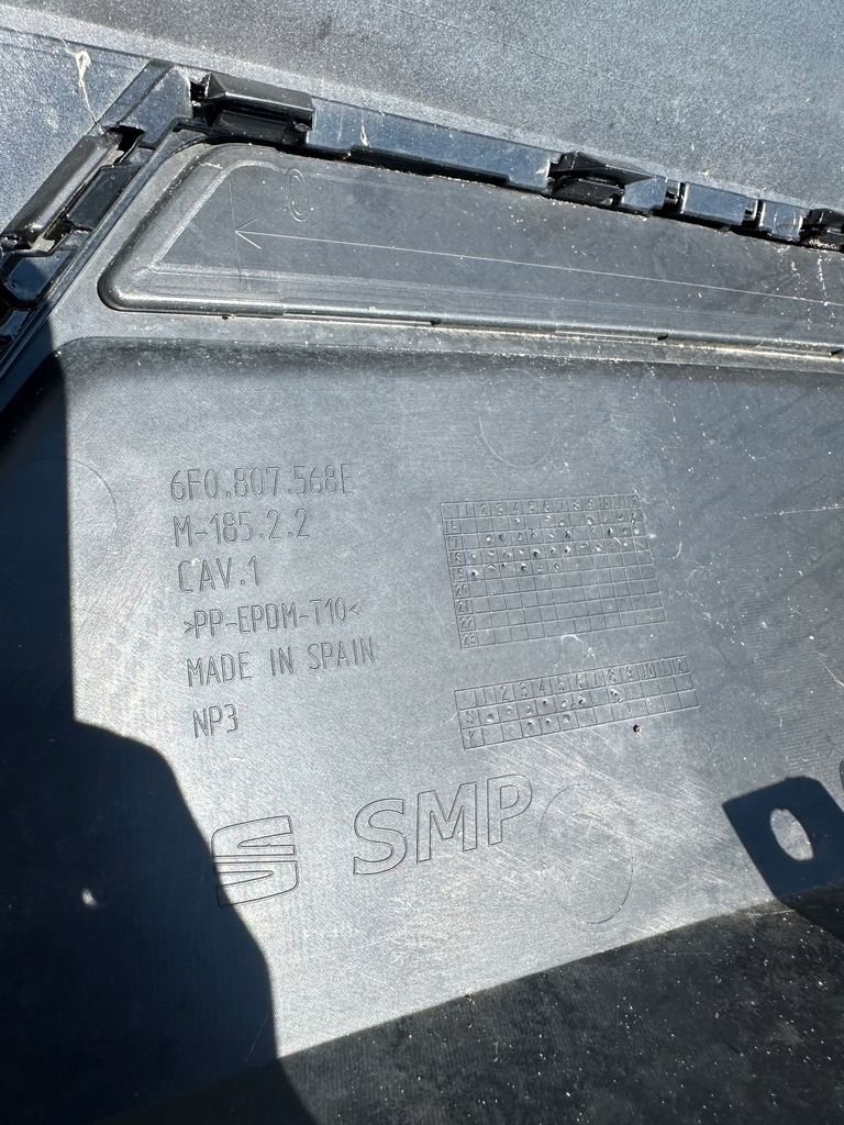 фото №9, Seat ibiza v 5 задняя задний бампер hb 17- 6f0807568e