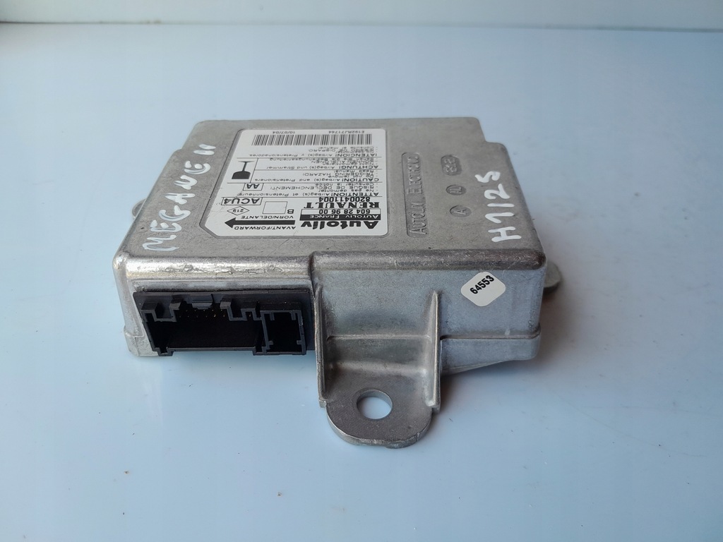 фото №1, Модуль подушок подушка безпеки блок керування renault megane ii