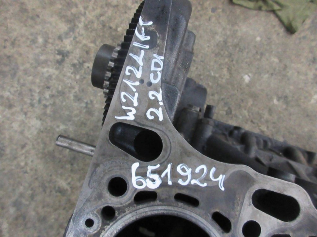 Блок двигателя 651924 651.924 mercedes w212 2.2 cdi Цена