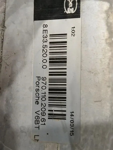 Porsche panamera 970 интеркулер 97011020961 интеркулер левый левый turbo s Оригинал