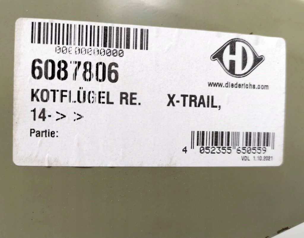 фото №9, Крыло nissan x-trail t32 14-17