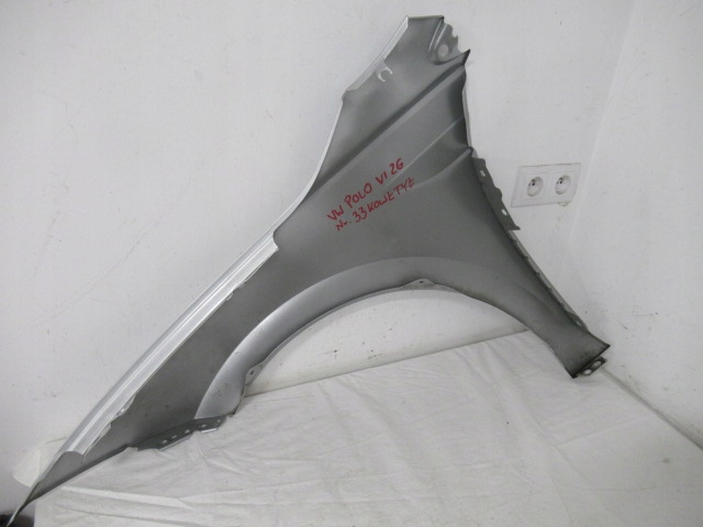 фото №10, Vw polo vi 2g крыло правый передний серебряный
