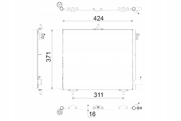 фото №1, Mahle конденсатор кондиціонера ds ds 3 citroen c2 c2 enterprise c3