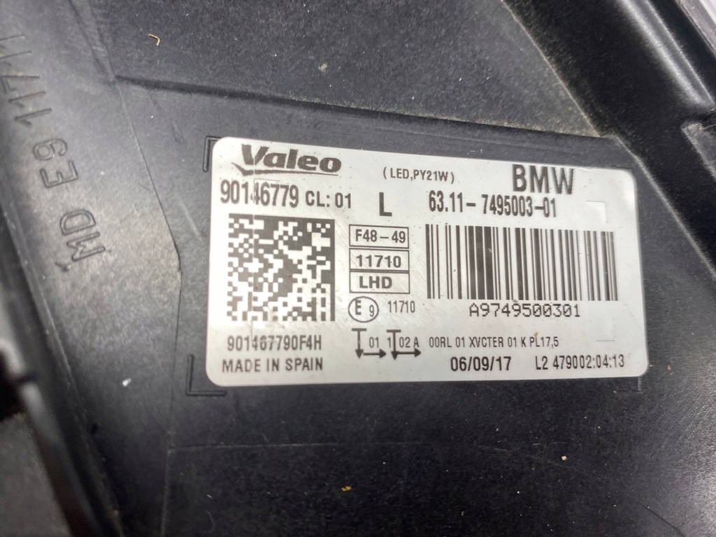 фото №10, Bmw x1 f48 лампа ліва 7495003