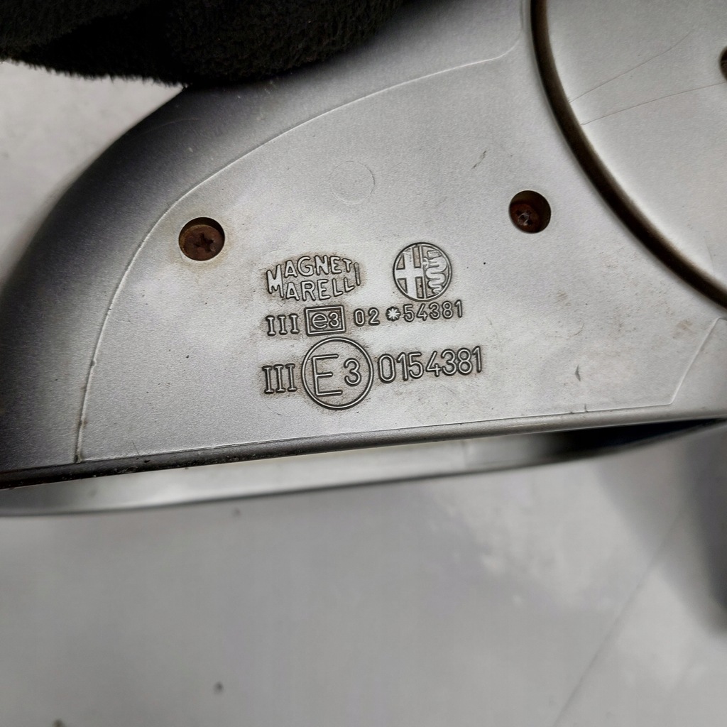 фото №12, Alfa romeo 166 дзеркало праве 3pin + 2pin - 5pin 0154381 сріблястий
