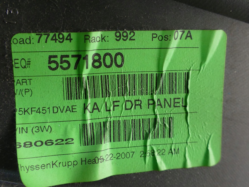 фото №9, Dodge nitro обшивка дверь левый перед обивка