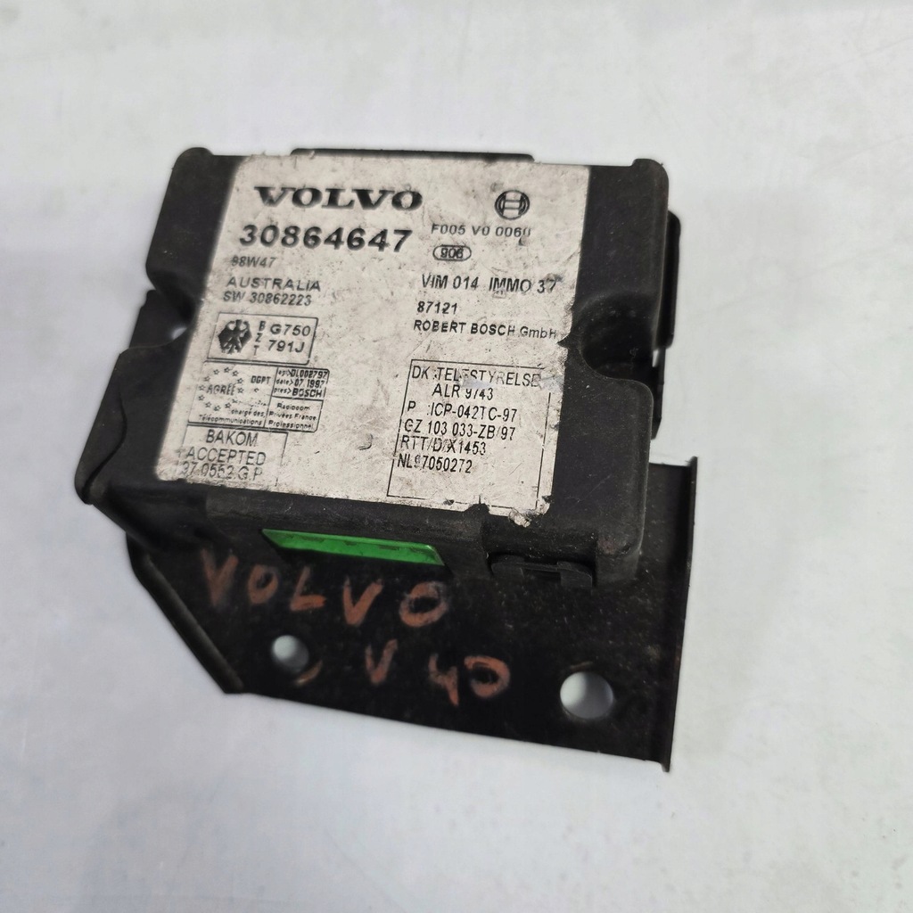 фото №1, Volvo s40, 30862223 модуль / блок керування імобілайзер
