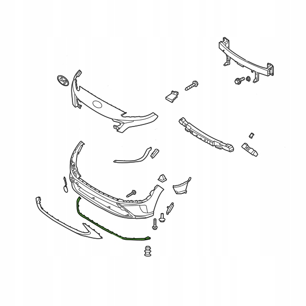 фото №10, Нижняя молдинг бампера hyundai kona 2020- 86587j9na0