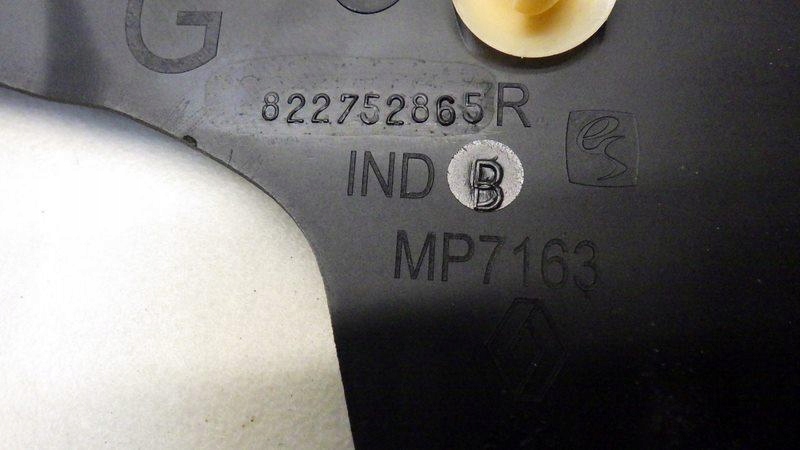 фото №9, Рамка молдинг прокладка двері лівий задня renault talisman sedan 822752865r