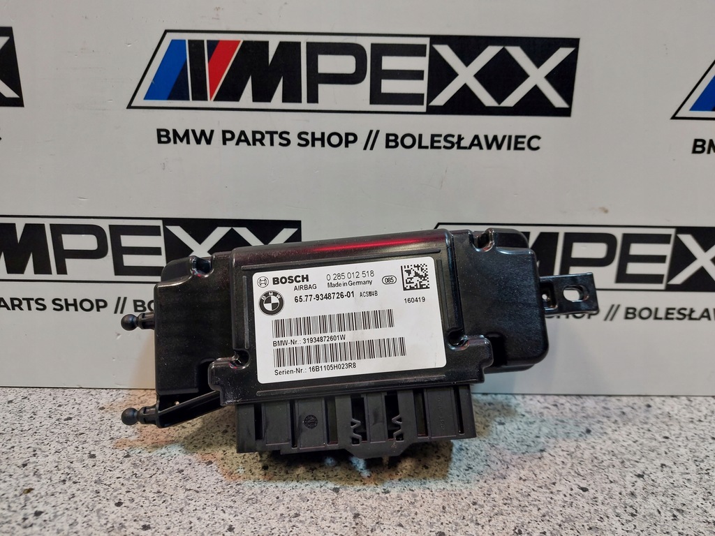 фото №1, Bmw f20 f21 f30 модуль датчик подушка безпеки 9348726