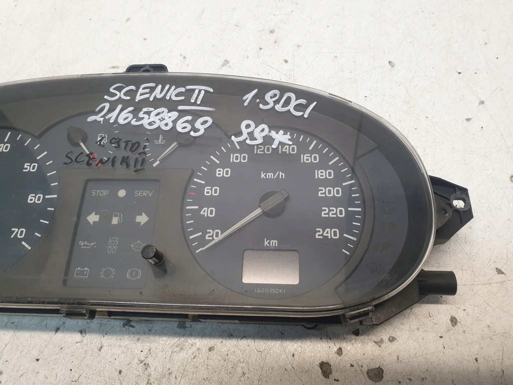 фото №3, Счетчик приборы renault scenic ii 1.9 dci 21658869