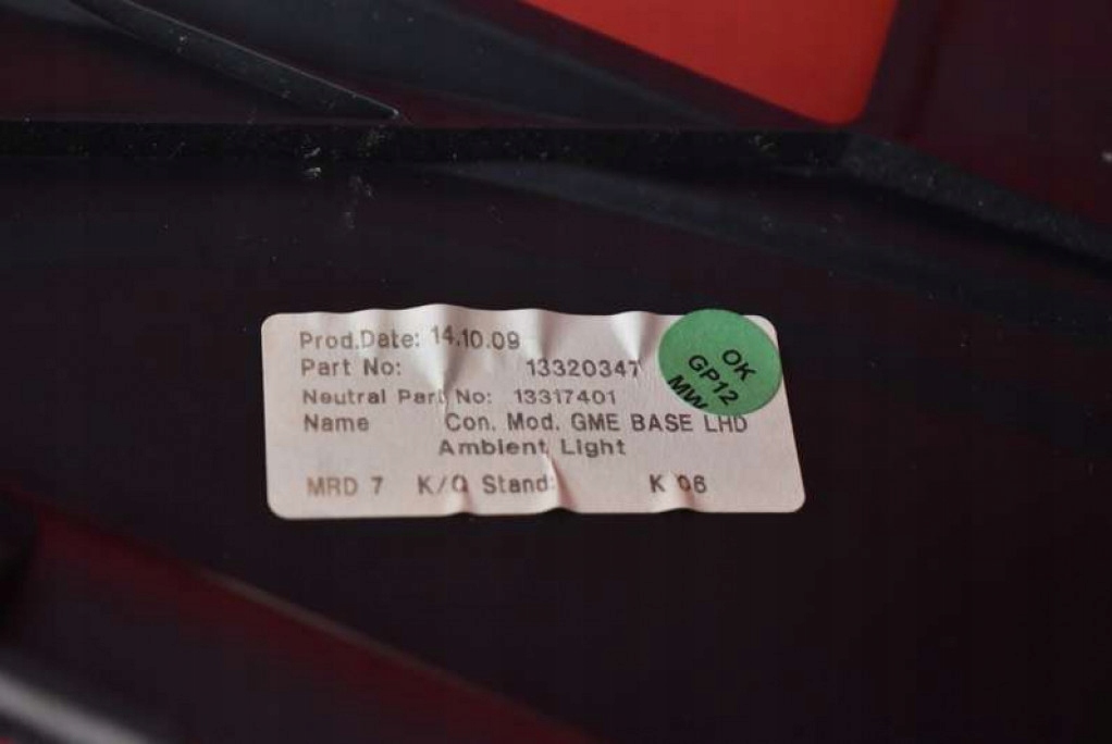 фото №7, Тунель середній eu 13258334 opel astra 4 iv j 09-12