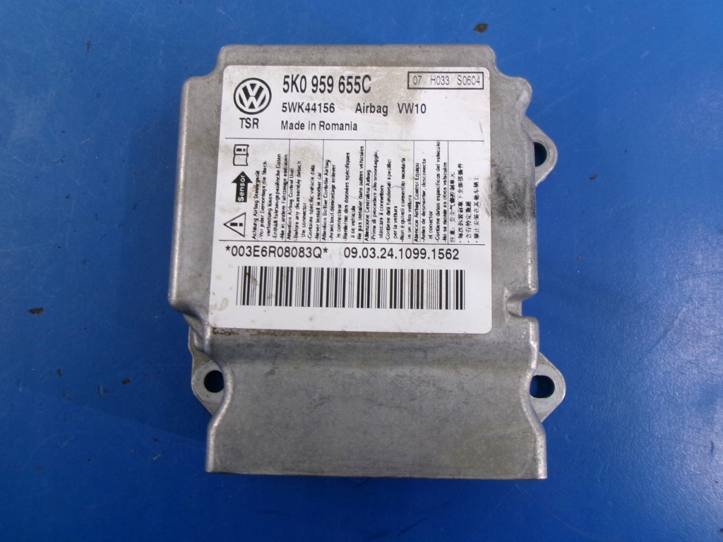 фото №10, Vw golf 6 vi повітропровід подушка безпеки 5k0419091j+moduł 5k0959655c