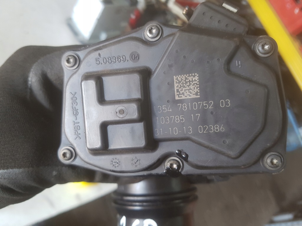 фото №2, Mini cooper r56 lift 1.6 d дроссельная заслонка