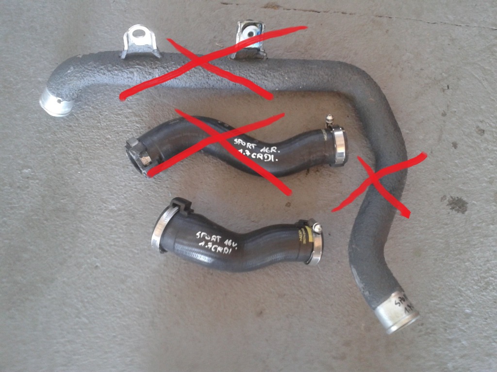 фото №1, Kia sportage iv 2016 1.7 crdi труба патрубок шланг інтеркулер інтеркулер