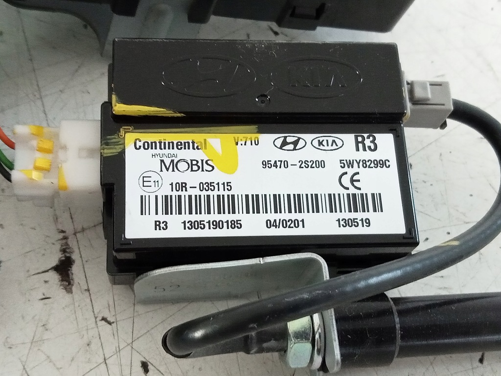 фото №10, Ix35 1,7 crdi набір стартовий блок керування бортовий комп'ютер