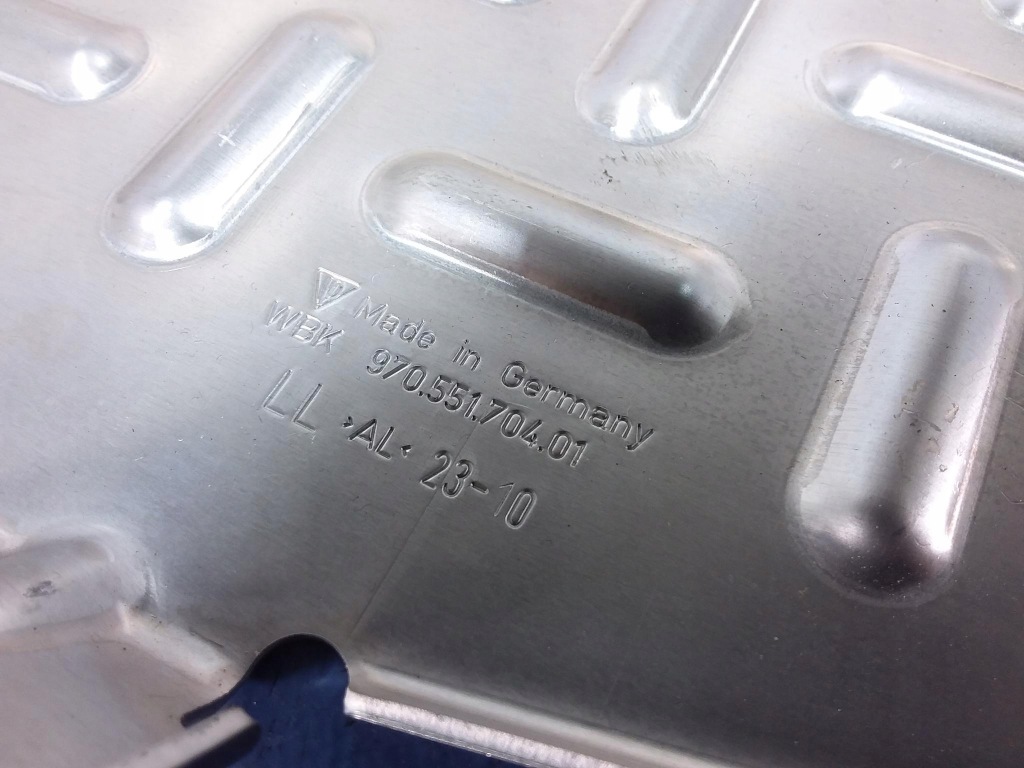 фото №5, Panamera i 970 плита лист захист підлога права