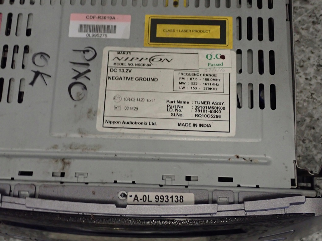 фото №4, Suzuki alto pixo 09- радио радиопроигрыватель cd