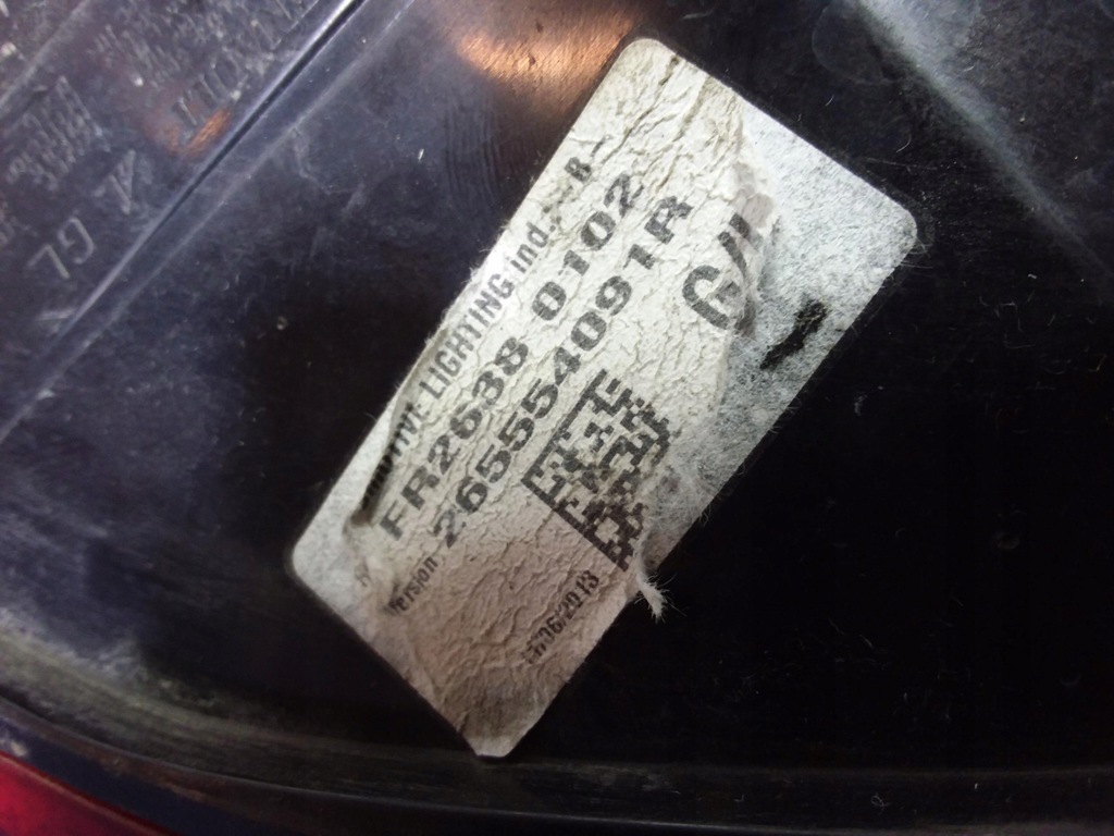 фото №4, Renault clio iv лампа задняя левая наружная