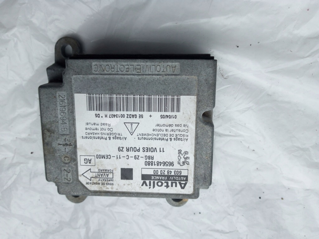 фото №1, Датчик подушка безпеки peugeot 607 lift 96564818880