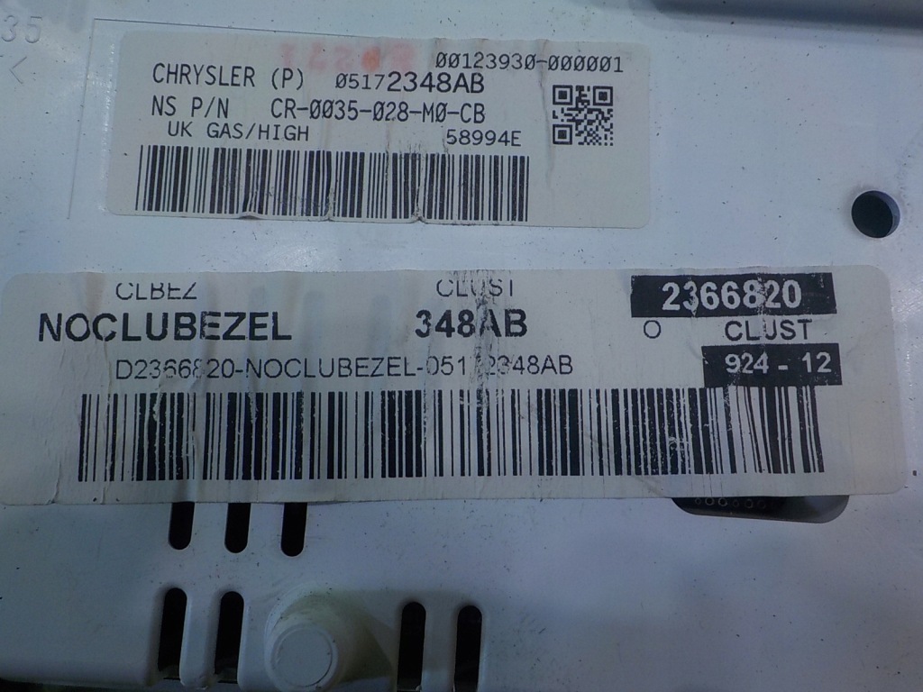 фото №6, Jeep patriot 2.4 b aut 09r suv 5d лічильник прилади 05172348ab