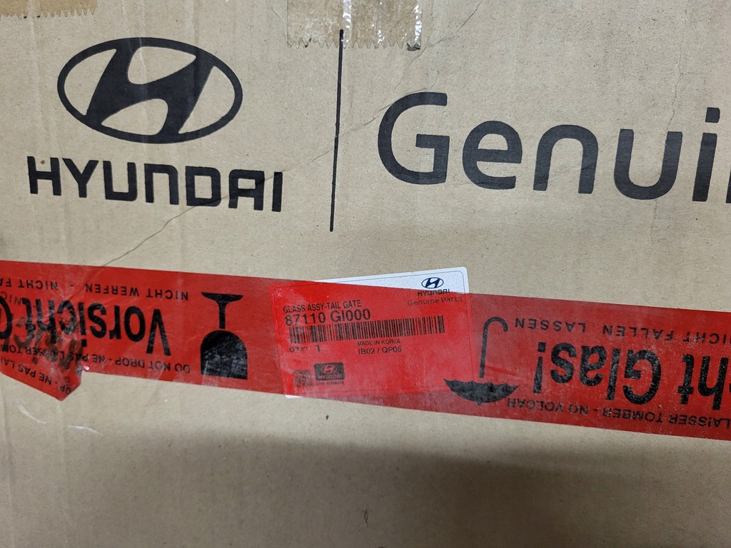 фото №6, Стекло задняя hyundai ioniq v 87110-gi000