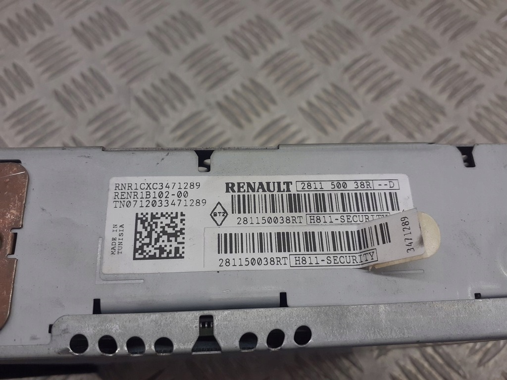фото №2, Радио заводской cd renault clio iii 1.2 16v 281150038rt