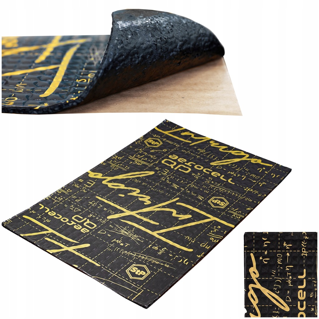 Мат шумоізоляційна stp aerocell intrigo 6mm 50x32cm ізоляція hałasu з klejem Оригінал