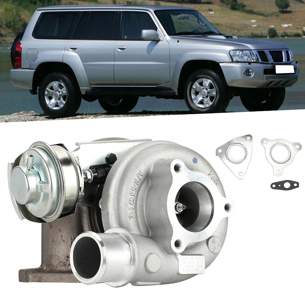фото №10, Турбонагнетатель gt2052v turbo 724639-0002 pasuje do nissan patrol mistral