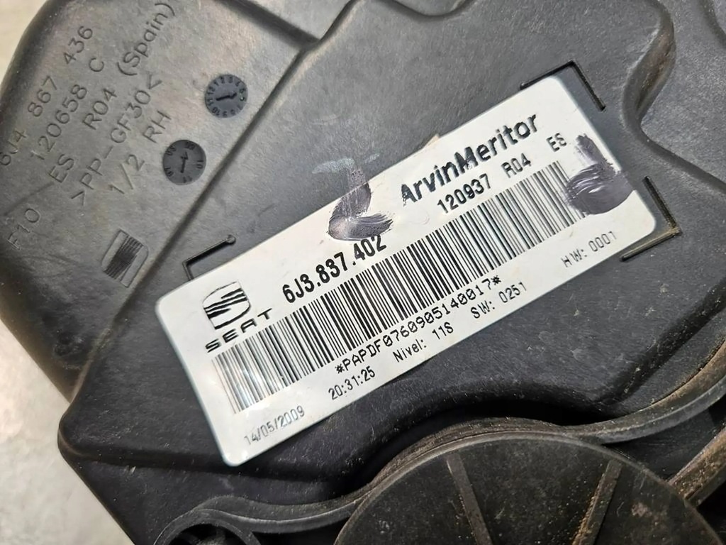 фото №6, Подъемник механизм стекло правый seat ibiza 6j iv 08-12 3d