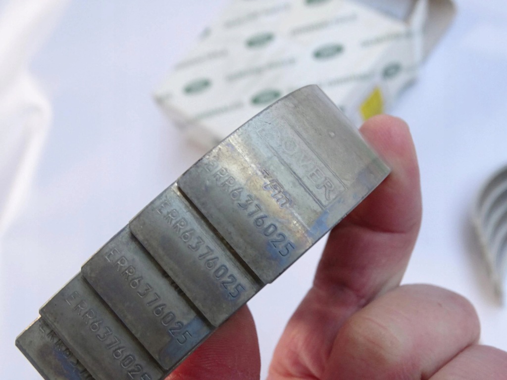 фото №3, Оригинальные вкладыши шатунные defender discovery