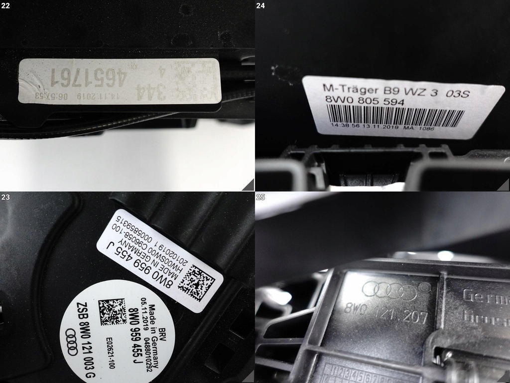 фото №11, Audi a5 s5 f5 8w6 b9 16- усилитель pas радиатор вентилятор 35tfsi 36km